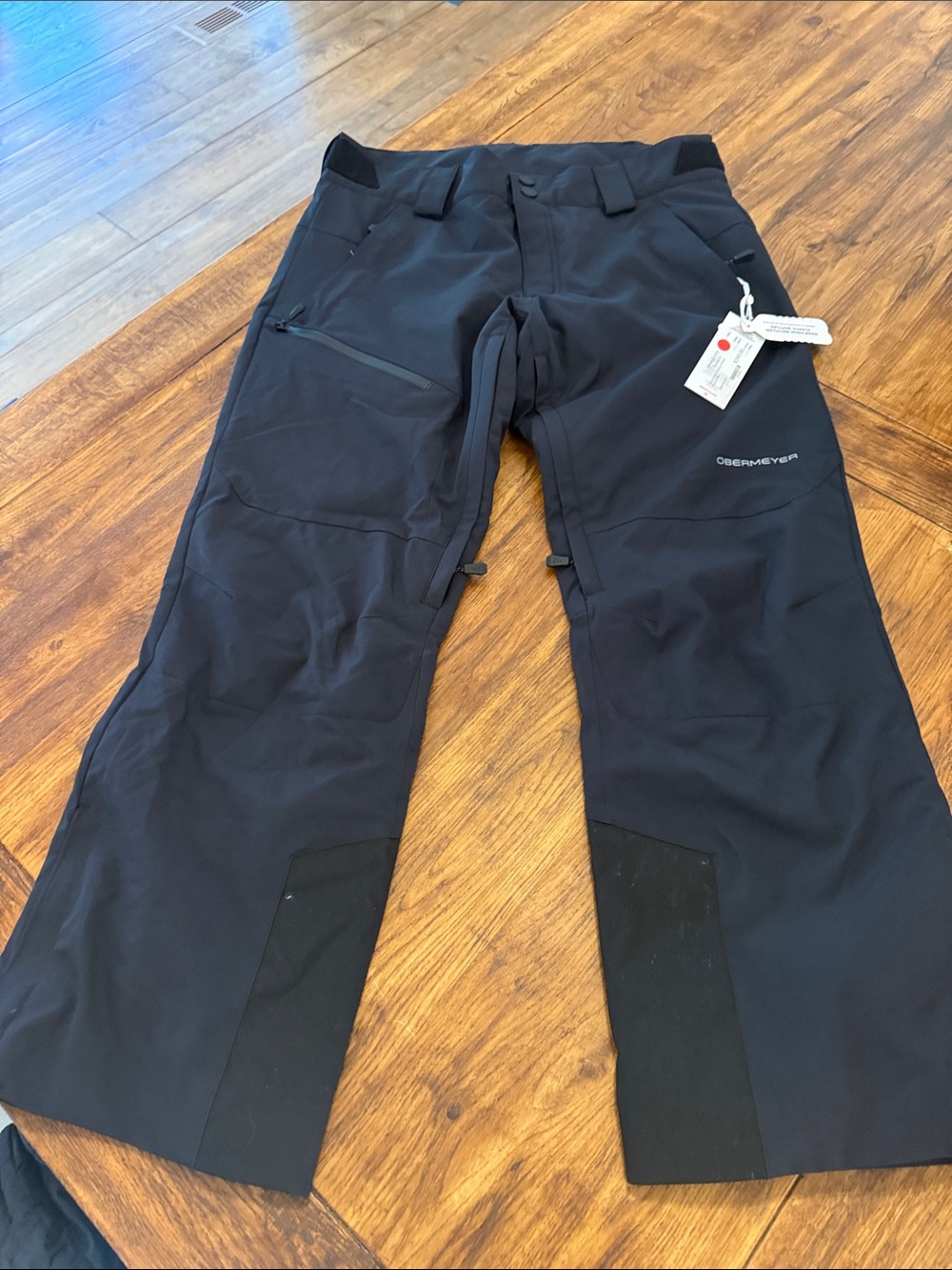 Obermeyer Men’s Black Cargo Ski Pants